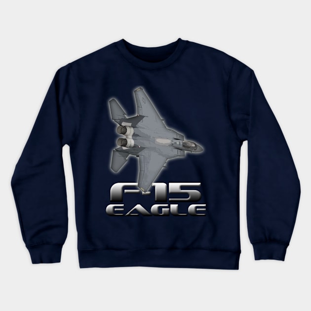 F-15 Eagle Crewneck Sweatshirt by Caravele